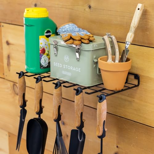 Gardening Hand Tools Organizer (9 x 17.5 x 1.75 inches)