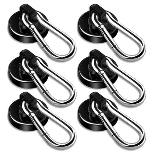Magnetic Hooks (Black / 0.98in)