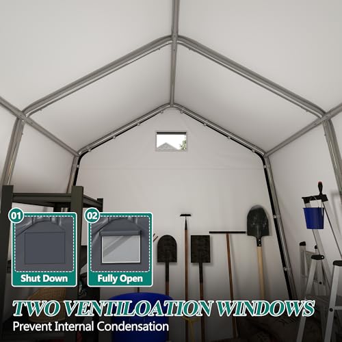 8' x 8' Outdoor Storage Shelter Shed (8' x 8')