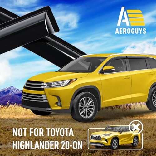 Extra Durable Window Deflectors Tape (For Toyota Highlander 14-19)