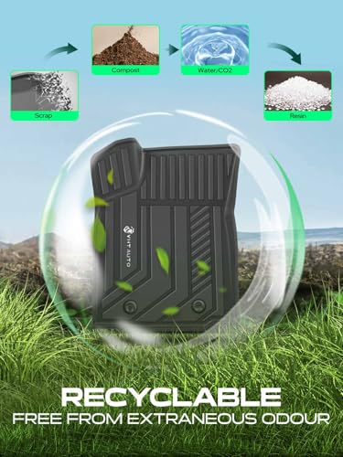 Automotive Floor Mats for Toyota Tacoma 2016 (2016-2023 2 Pcs)