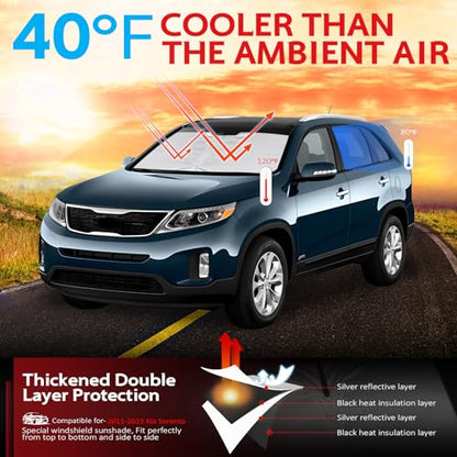 Windshield Sun Shade for 2011 (for 2011-2015 Kia Sorento)