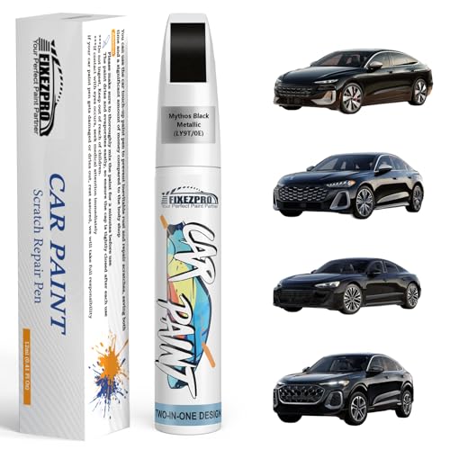 LY9T 0E Mythos Black Metallic Touch Up Paint for Audi (For audi / Mythos Black Metallic(LY9T/0E) for A3/A4L/A5/Q2L/Q3/Q5/Q5L)