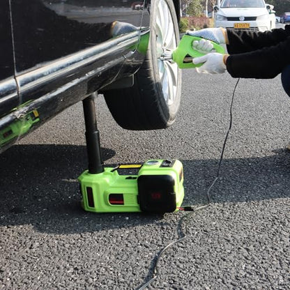 Electric Car Jack Kit 5Ton 12V Car Jack (Jack+Wrench+Air Pump)