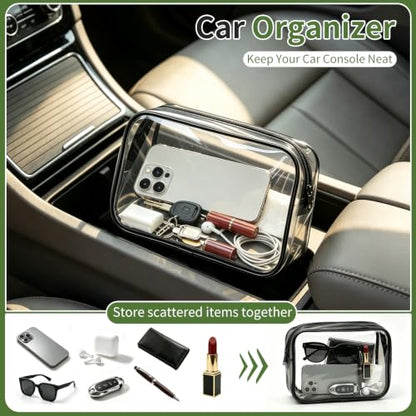 2 Pack Car Center Console Storage Organizer