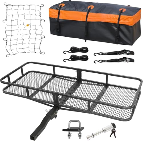 Folding Hitch Mount Cargo Carrier 60" x 20" x 6" (60" x 20" x 6")