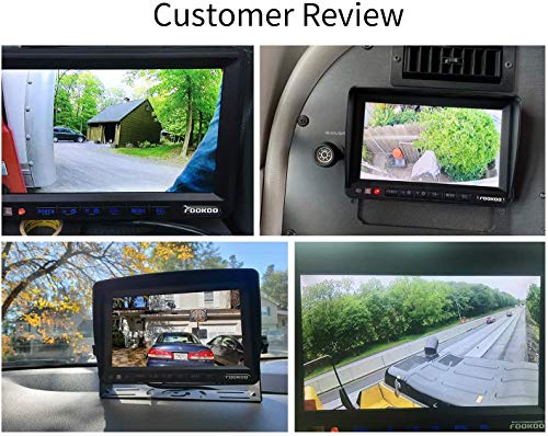 HD 1080P 9" Wired Backup Camera (Ink Black / 9 inches 2-camera)