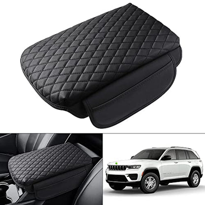 Custom for Center Console Cover Jeep Grand Cherokee L Accessories 2021 (Size for Jeep Grand Cherokee L 2021-2026)