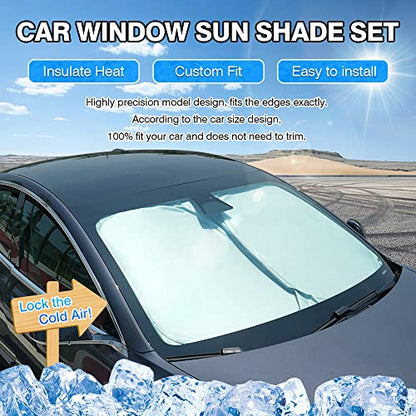 Windshield Sun Shade for Chevrolet Traverse 2018 (Window Shades for Chevrolet Traverse 18-23)