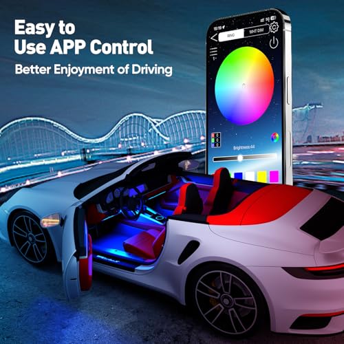 Interior Car Lights (4-Lines USB Port APP Control)