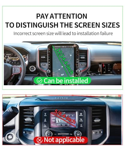 Car Phone Holder for Dodge Ram 1500 (for 2019-2026 RAM 1500 2500 3500 (12/14.4-inch))