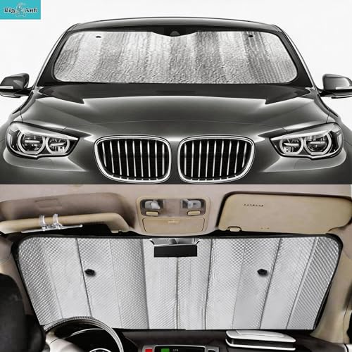 Car Windshield Sunshade UV Ray Reflector Auto Window Sun Shade Visor Shield Cover (Silver)