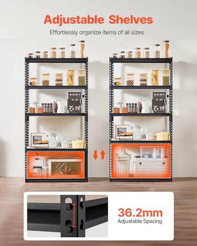 Storage Shelves (16" D x 36" W x 71.4")