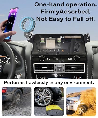 Car Phone Holder for Nissan Armada 2021 (fit for 2021-2024 Nissan Armada(12.3 Inch Screen))
