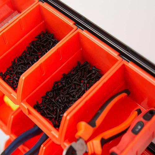 Wall Mounted Storage Bins (Orange)