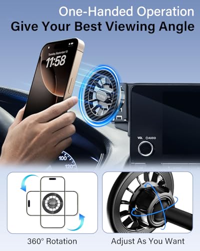 Magnetic Phone Mount for BMW X5 2014 (Magnetic / 2014-2018 BMW X5/2015-2019 X6 | 10.2-Inch)