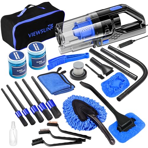 Car Cleaning Kit (Blue / 17PCS)