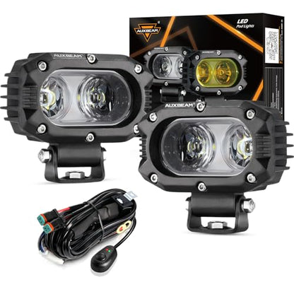 R4 Series 4 Inch LED Light Pods (4 Inch White Broad Flood Pods)