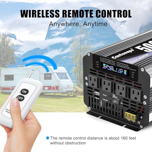 5000W Power Inverter 24V to 110V