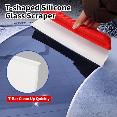2 Pack 12inch car Squeegee (Red--2p)
