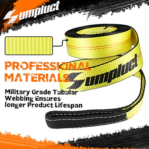 Recovery Tow Strap 2in×20ft Heavy Duty 20 (2in x 20ft-20,000lbs)
