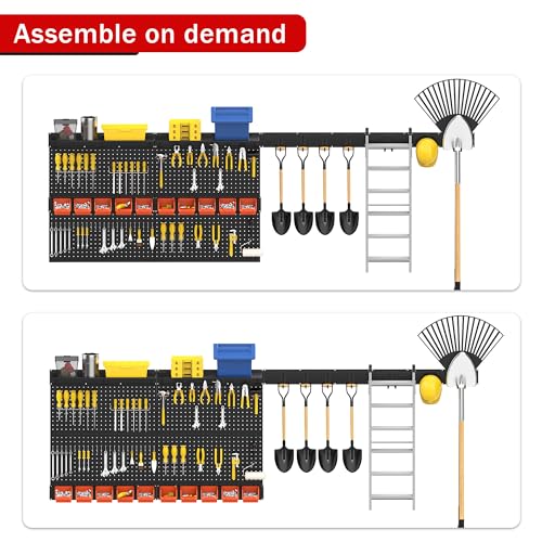 Pegboard Wall Organizer (Black)
