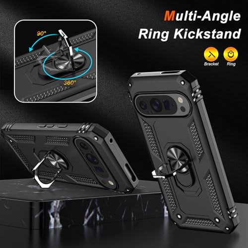 for Google Pixel 9 Case (Black / Google Pixel 9/Pixel 9 Pro)