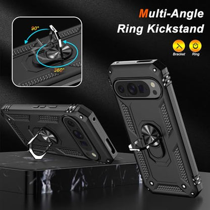 for Google Pixel 9 Case (Black / Google Pixel 9/Pixel 9 Pro)