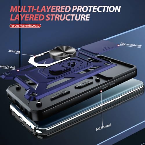 for Oneplus Nord N200 Case (Oneplus Nord N200(6.49") / Blue)