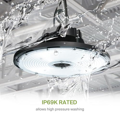 500W LED High Bay UFO Lighting (Black)