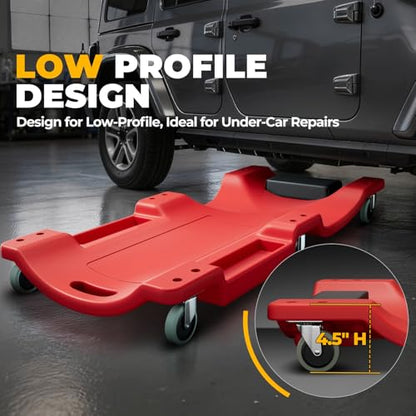 40 in Low Profile Under (Red / 40" L)