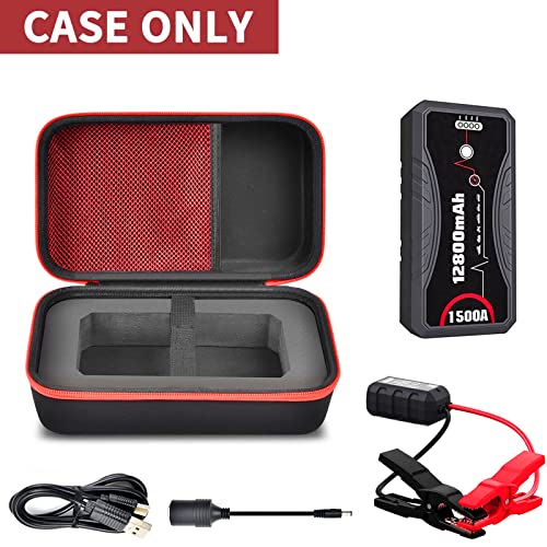 Carrying Case for NEXPOW Car Jump Starter (Black-Red)