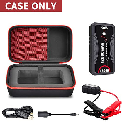 Carrying Case for NEXPOW Car Jump Starter (Black-Red)