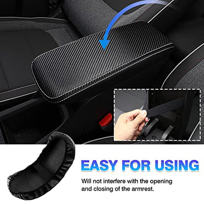 Center Console Cover for Chevy (4)21-26|Trailblazer|Carbon Pattern,Regular)