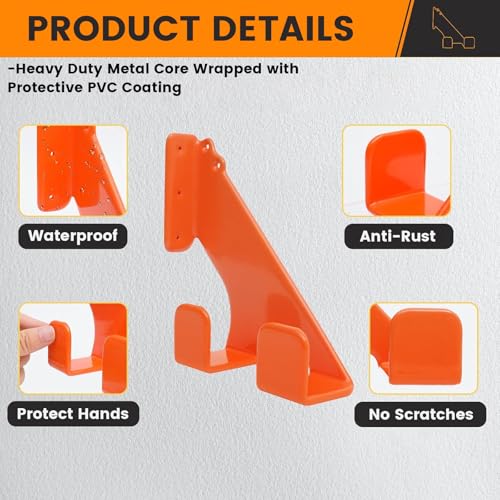 3 Pack Chainsaw Holder with 3 Storage Straps (3 Pack)