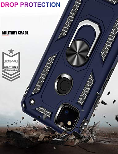 for Google Pixel 4A Case with Screen Protector (Blue / Google Pixel 4A)
