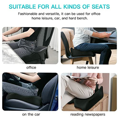 Standard Memory Seat Cushion (Black / 17 x 13 x 5 inches)