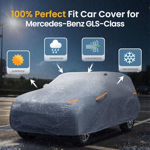 Large SUV Car Cover for Mercedes (SUV Car Cover / Custom Fit Mercedes Benz GLS Class)