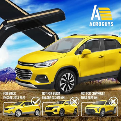Extra Durable Window Deflectors in (For Chevy Trax 14-22)