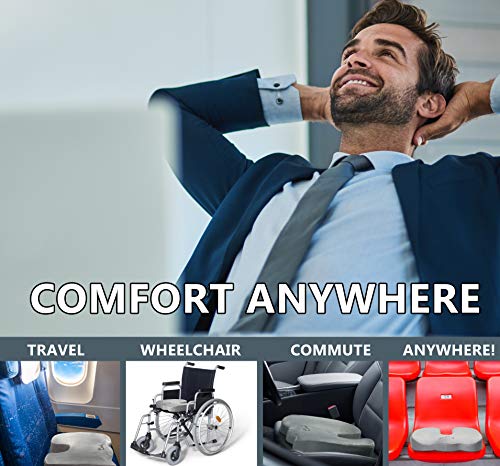 Premium Comfort Seat Cushion (Gray)