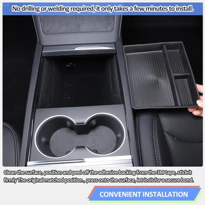 Console Organizer Compatible with Tesla Model 3 Highland 2024 (Console Organizer_C_TPE)