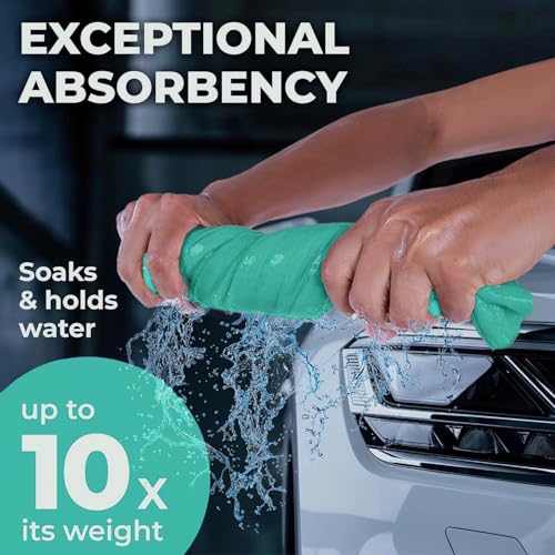 Shammy Cloth for Car Drying (Mint)