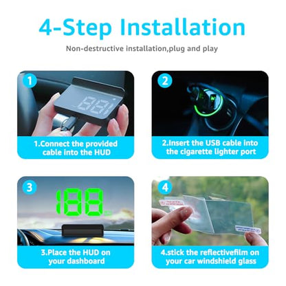 Heads up Display for Cars (Green)