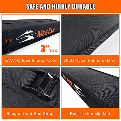 Kayak Car Roof Rack Pad for Kayak Surfboard SUP Canoe Soft Roof Rack Pads (32.5 Inch)