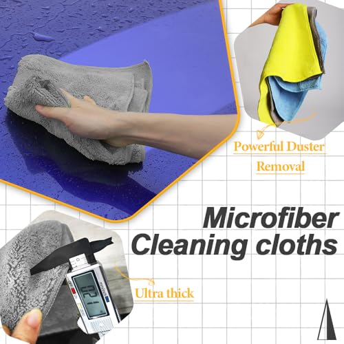 Car Wash Drying Towels (Light Grey)