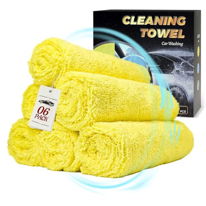 Car Wash Towels 16x16 (Light Yellow)