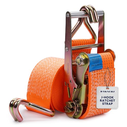 Heavy Duty 4 Inch x 30 Ft Ratchet Straps (4 inch X 30 ft 22000 lbs)