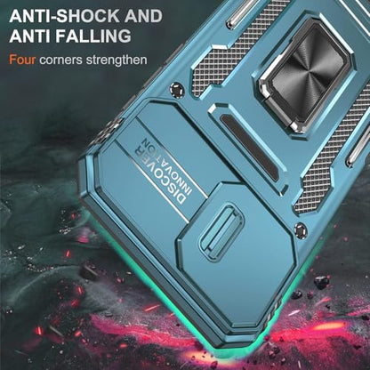 Phone Case for iPhone 16 Case iPhone 16 Phone Case with Camera Cover (iPhone 16 【6.1 inch】 / Light Blue)