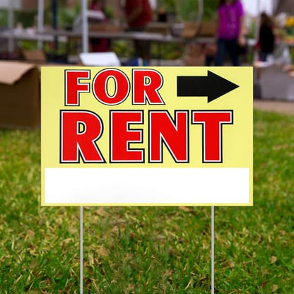 3 Pcs Sale Sign Extra Large (for Rent)