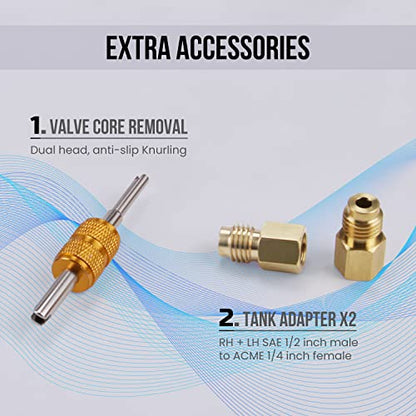 R1234yf Quick Couplers Set